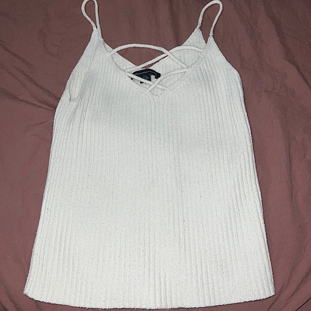 American Eagle white rubber top